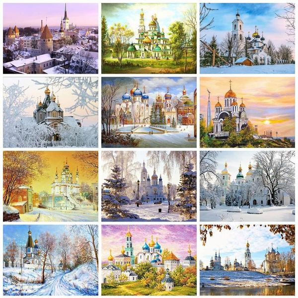 evershine diamond embroidery winter landscape diamond painting church rhinestone picture mosaic sale full set home decoration
evershine diamond embroidery winter landscape diamond painting church rhinestone picture mosaic sale full set home decoration