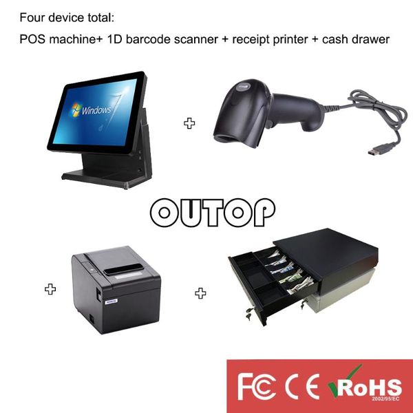 all in one touch screen system for supermarket touch cash register 80mm thermal printer barcode scanner cash drawer
all in one touch screen system for supermarket touch cash register 80mm thermal printer barcode scanner cash drawer