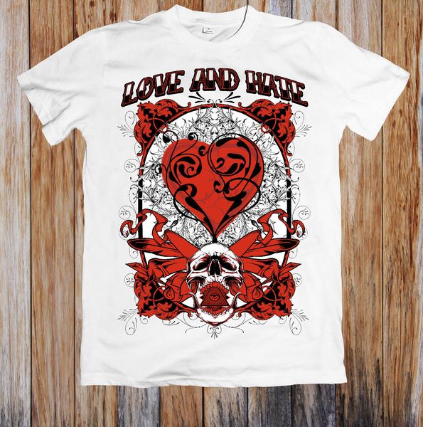 love and hate t-shirt
love and hate t-shirt