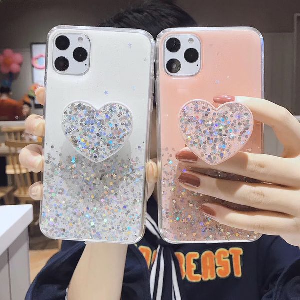 bling glitter candy love heart phone case for iphone 11 11pro max 6s 7 8plus xs xr max clear stand holder soft tpu cover
bling glitter candy love heart phone case for iphone 11 11pro max 6s 7 8plus xs xr max clear stand holder soft tpu cover