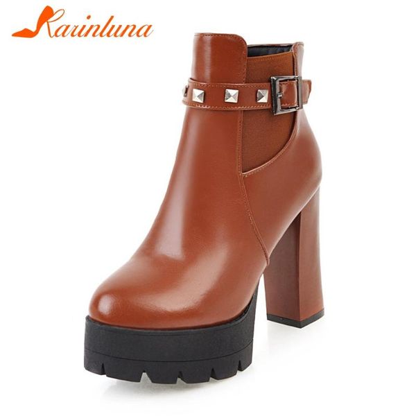 karin big size 34-43 female metal decoration boots platform thick high heels zip buckle rivet ankle women boots women shoes, Black
karin big size 34-43 female metal decoration boots platform thick high heels zip buckle rivet ankle women boots women shoes, Black