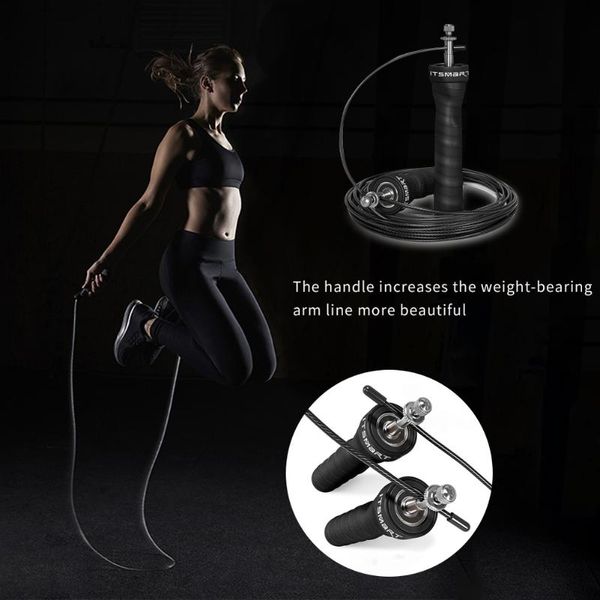 sport speed jump skipping rope with anti-slip adjustable fitness weighted handle for effective working-out accessories
sport speed jump skipping rope with anti-slip adjustable fitness weighted handle for effective working-out accessories