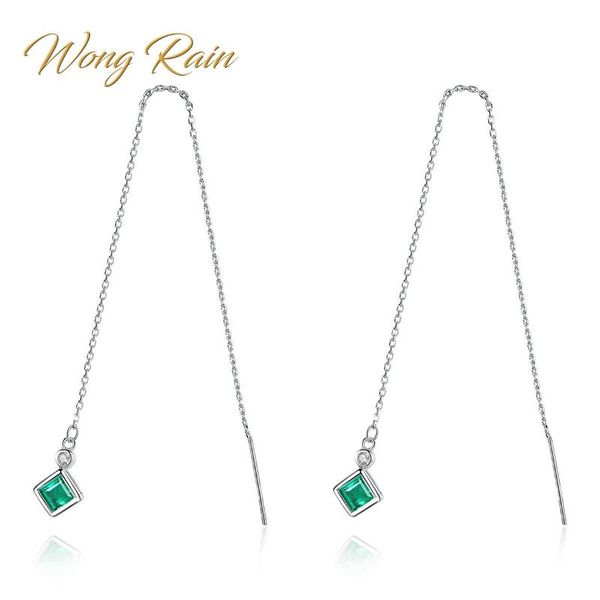 wong rain trendy 100% 925 sterling silver emerald gemstone drop dangle earrings ear lines women fine jewelry gift wholesale
wong rain trendy 100% 925 sterling silver emerald gemstone drop dangle earrings ear lines women fine jewelry gift wholesale