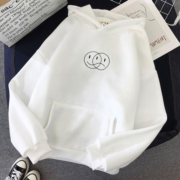 smile sad face oversized sweatshirt women korean streetwear for women clothes hip hop line print sport swear hoodies, Black
smile sad face oversized sweatshirt women korean streetwear for women clothes hip hop line print sport swear hoodies, Black