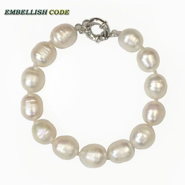 classic screw thread semi baroque cylinder elongate rice teardrop shape white color natural freshwater pearl bracelet charming, Black
classic screw thread semi baroque cylinder elongate rice teardrop shape white color natural freshwater pearl bracelet charming, Black