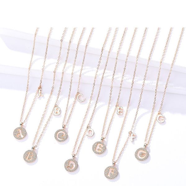 s925 classic round hollow english letter micro paved zircon pendant necklace for women and girl christmas gift bijoux wholesale, Silver
s925 classic round hollow english letter micro paved zircon pendant necklace for women and girl christmas gift bijoux wholesale, Silver