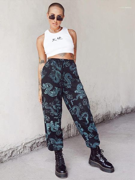 pants fashion hip hop loose ankle banded sweatpants women casual drawstring trousers women dragon pattern designer, Black;white
pants fashion hip hop loose ankle banded sweatpants women casual drawstring trousers women dragon pattern designer, Black;white