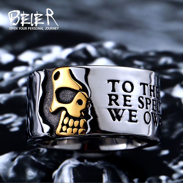 cluster rings beier store 316l stainless steel ring man gothic cool half skull for men fashion jewelry llbr8-047r, Golden;silver
cluster rings beier store 316l stainless steel ring man gothic cool half skull for men fashion jewelry llbr8-047r, Golden;silver