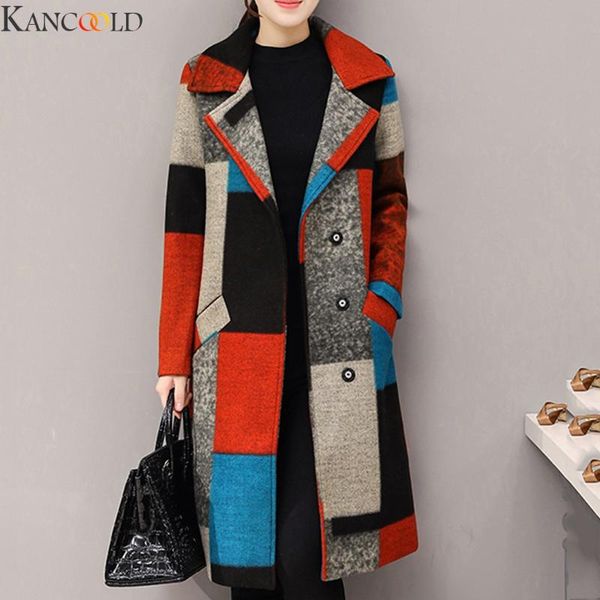 kancoold vintage women coat multi-colors patchwork oversize lapel cashmere wool blend belt coat outwear comfortable jacket, Tan;black
kancoold vintage women coat multi-colors patchwork oversize lapel cashmere wool blend belt coat outwear comfortable jacket, Tan;black