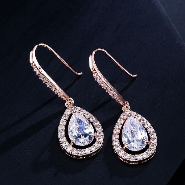 dangle & chandelier uilz classic water drop shaped cubic zircon jewelry for women's earrings bridal wedding anniversary gifts accessori, Silver
dangle & chandelier uilz classic water drop shaped cubic zircon jewelry for women's earrings bridal wedding anniversary gifts accessori, Silver