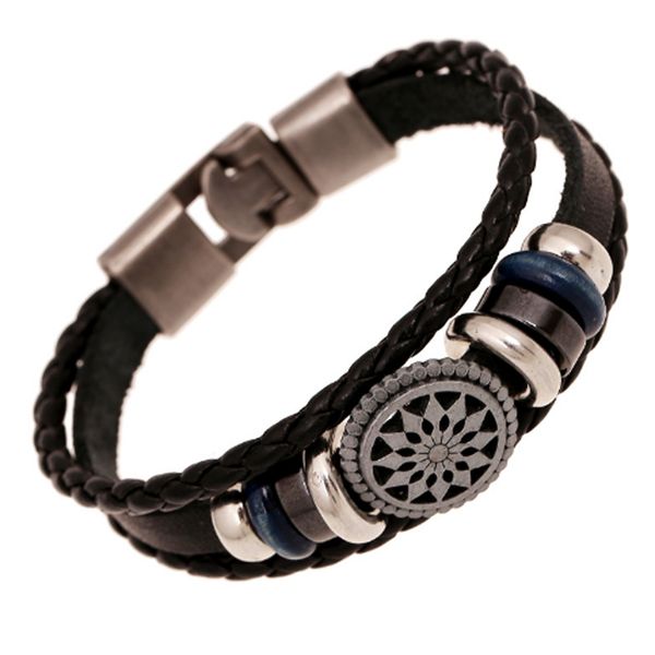 multi layer leather bracelets braided rope alloy bracelet male wristband stainless steel men stylish jewelry, Golden;silver
multi layer leather bracelets braided rope alloy bracelet male wristband stainless steel men stylish jewelry, Golden;silver