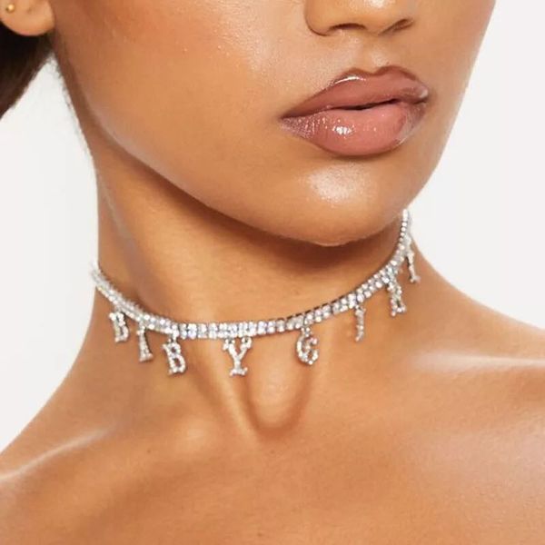 мода девочка ожерелья rhinestone письмо choker для женщин заявления слова ожерелья layered цепочки ювелирных изделий, Golden;silver
мода девочка ожерелья rhinestone письмо choker для женщин заявления слова ожерелья layered цепочки ювелирных изделий, Golden;silver
