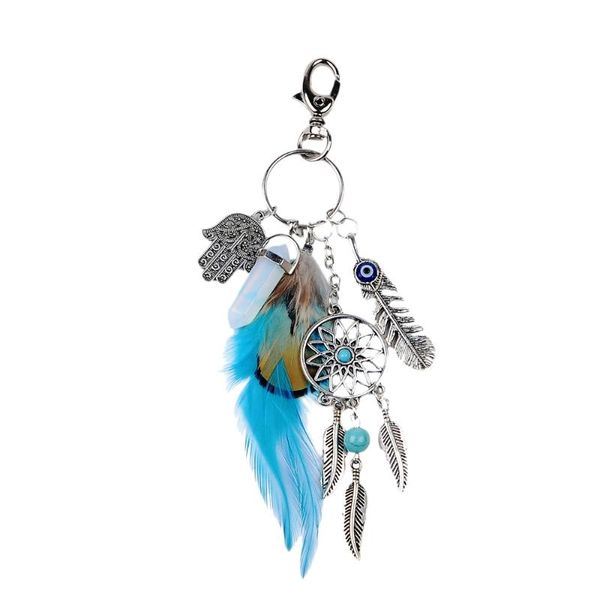 keychains dream catcher keyring bag charm fashion boho jewelry feather keychain, Silver
keychains dream catcher keyring bag charm fashion boho jewelry feather keychain, Silver