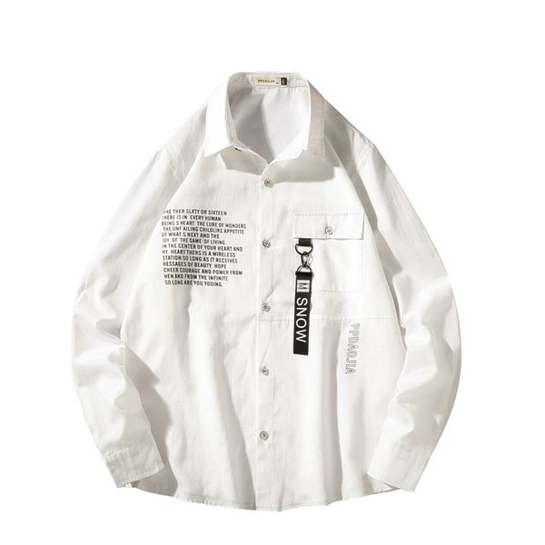 hip hop streetwear casual black white rock shirt men long sleeve loose spring autumn kg-262, White;black
hip hop streetwear casual black white rock shirt men long sleeve loose spring autumn kg-262, White;black