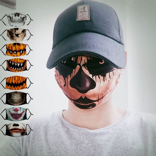 halloween party masks with filter fashion 3d printed skull clown cotton mask bicycle dustproof washable reusable face cover masks
halloween party masks with filter fashion 3d printed skull clown cotton mask bicycle dustproof washable reusable face cover masks