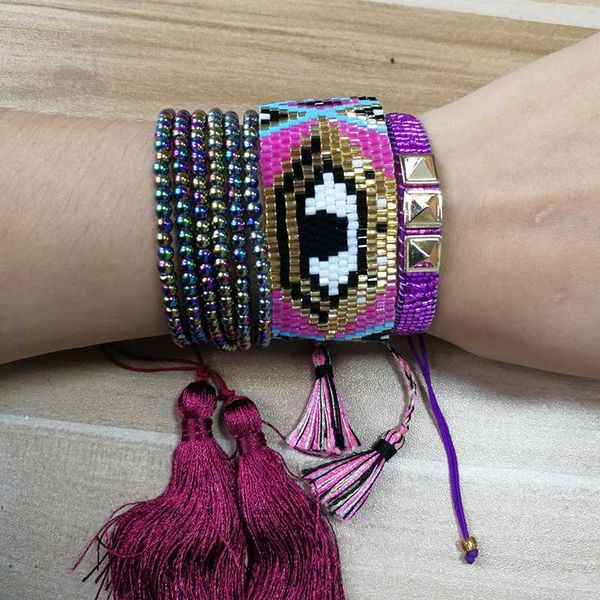 shinus boho fashion big eye pulseras miyuki delica beads bracelets joyeria multi layer lucky eye jewelry crystal tassel bracelet, Red;blue
shinus boho fashion big eye pulseras miyuki delica beads bracelets joyeria multi layer lucky eye jewelry crystal tassel bracelet, Red;blue