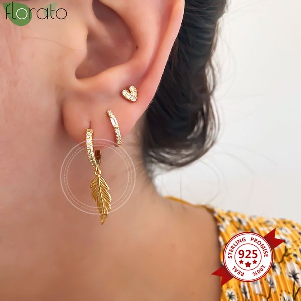 vintage feather drop earrings 925 sterling silver leaf huggie hoop earrings for women hip hop men leaf dangle jewelry, Golden;silver
vintage feather drop earrings 925 sterling silver leaf huggie hoop earrings for women hip hop men leaf dangle jewelry, Golden;silver