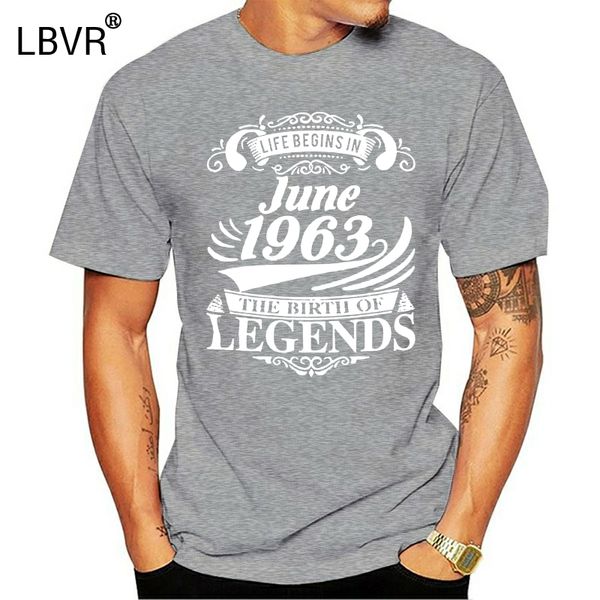 life begins in june 1963 the birth of legends t-shirt