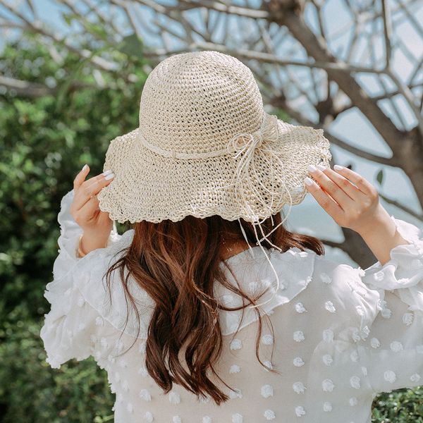 beanie/skull caps hand-woven straw hat women outing beach bow sun summer, Blue;gray
beanie/skull caps hand-woven straw hat women outing beach bow sun summer, Blue;gray