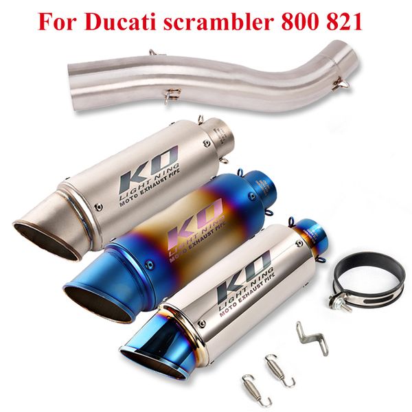 slip-on for 800 821 full throttle 797 motorcycle mid link connect pipe & exhaust muffler pipe
slip-on for 800 821 full throttle 797 motorcycle mid link connect pipe & exhaust muffler pipe