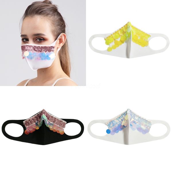 sequin face mask earloop protective masks summer sunscreen mask anti dust mouthfashion glitter k#562#354, Black
sequin face mask earloop protective masks summer sunscreen mask anti dust mouthfashion glitter k#562#354, Black