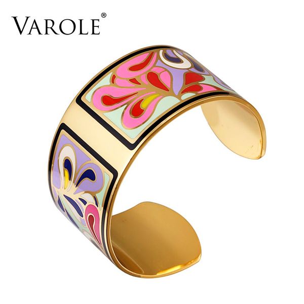 varole 100% copper opening color enamel love bangle bracelets & bangles pulseiras women fashion jewelry pulsera y19051101, Black
varole 100% copper opening color enamel love bangle bracelets & bangles pulseiras women fashion jewelry pulsera y19051101, Black