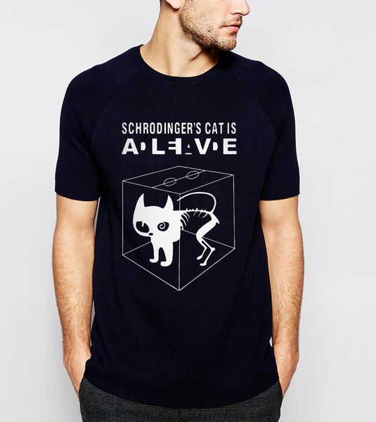 the big bang theory schrodinger's cat t shirt men casual 100% cotton short sleeve tee 2019 new fashion summer style t-shirt