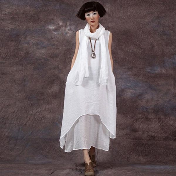 casual dresses ethnic dress women summer 2021 loose retro maxi solid sleeveless o-neck pocket boho long robe plus size 3xl 4xl 5xl, Black;gray
casual dresses ethnic dress women summer 2021 loose retro maxi solid sleeveless o-neck pocket boho long robe plus size 3xl 4xl 5xl, Black;gray