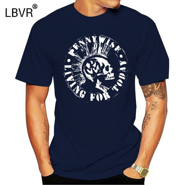 pennywise living for today skull new men t-shirt skate punk punk rock melodic