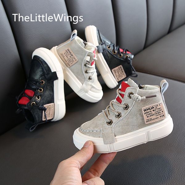 children martin boots autumn 2020 new korean version of the british style girls genuine leather boys sports shoes 1-15 years old, Black
children martin boots autumn 2020 new korean version of the british style girls genuine leather boys sports shoes 1-15 years old, Black
