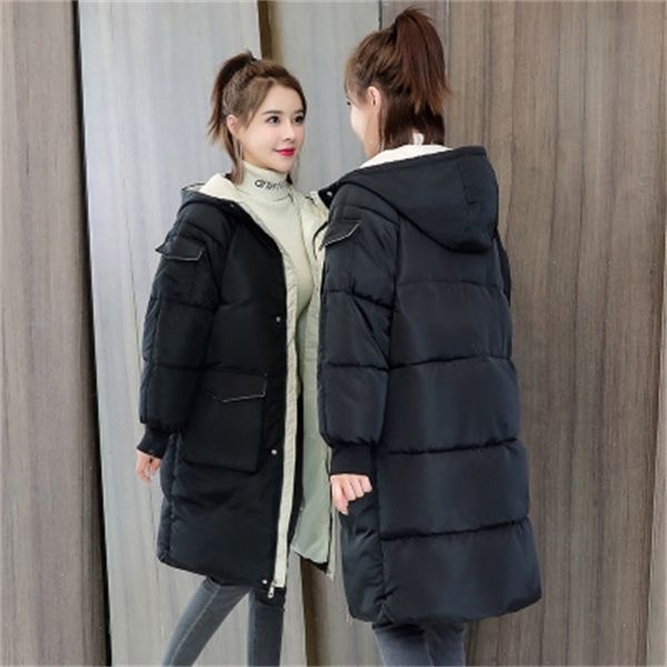 new winter women's clothes mid length loose large size thick cotton padded clothes women's winter clothes cotton jacket tide, Black
new winter women's clothes mid length loose large size thick cotton padded clothes women's winter clothes cotton jacket tide, Black