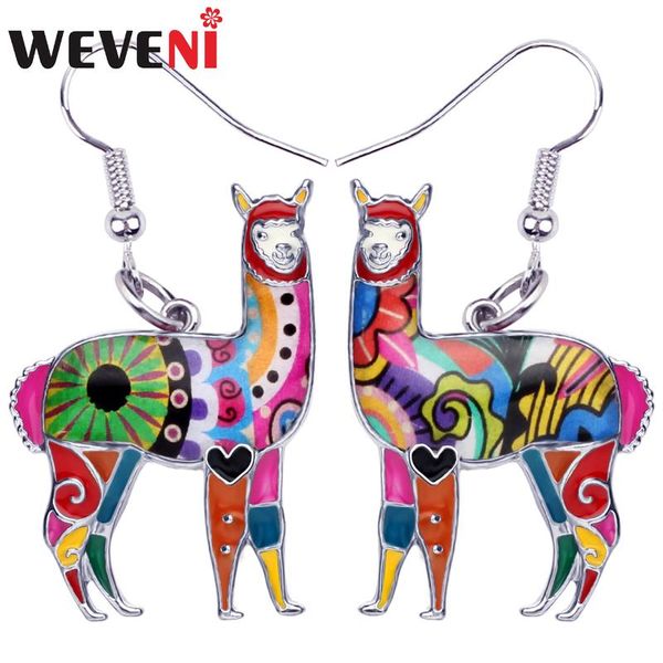 stud weveni original enamel alloy floral alpaca earrings drop dangle cute animal jewelry women girls teens gift brincos charms, Golden;silver
stud weveni original enamel alloy floral alpaca earrings drop dangle cute animal jewelry women girls teens gift brincos charms, Golden;silver