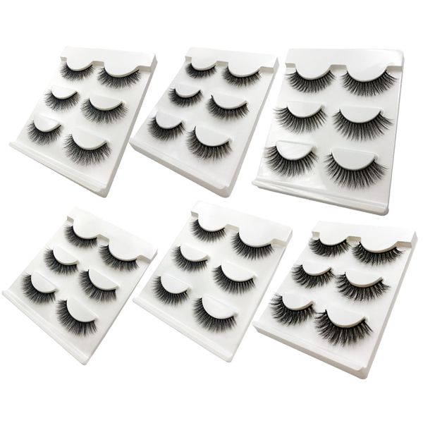 3 pairs natural false eyelashes fake lashes long makeups 3d mink lashes eye extension mink eyelashes faux cils for beauty
3 pairs natural false eyelashes fake lashes long makeups 3d mink lashes eye extension mink eyelashes faux cils for beauty