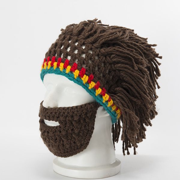 autumn and winter halloween party spoof monster knitted wool hat handmade beard men's and women's wig hat, Blue;gray
autumn and winter halloween party spoof monster knitted wool hat handmade beard men's and women's wig hat, Blue;gray