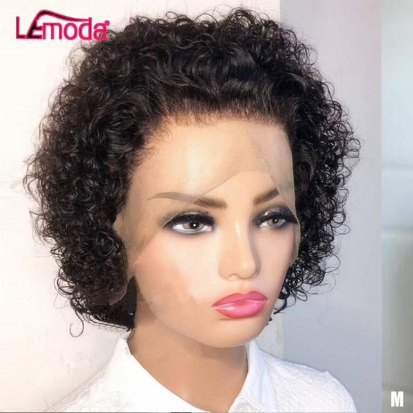 lace wigs lemoda pixie cut wig human hair water wave bob short preplucked remy 150% 13x4 front with baby, Black;brown
lace wigs lemoda pixie cut wig human hair water wave bob short preplucked remy 150% 13x4 front with baby, Black;brown