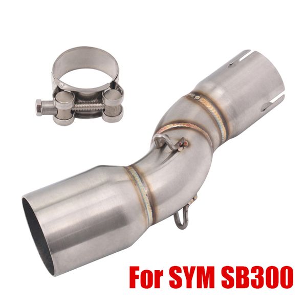 for sym sb300 exhaust middle mid pipe escape link tube connecting section stainless steel slip on 51mm muffler motorcycle
for sym sb300 exhaust middle mid pipe escape link tube connecting section stainless steel slip on 51mm muffler motorcycle