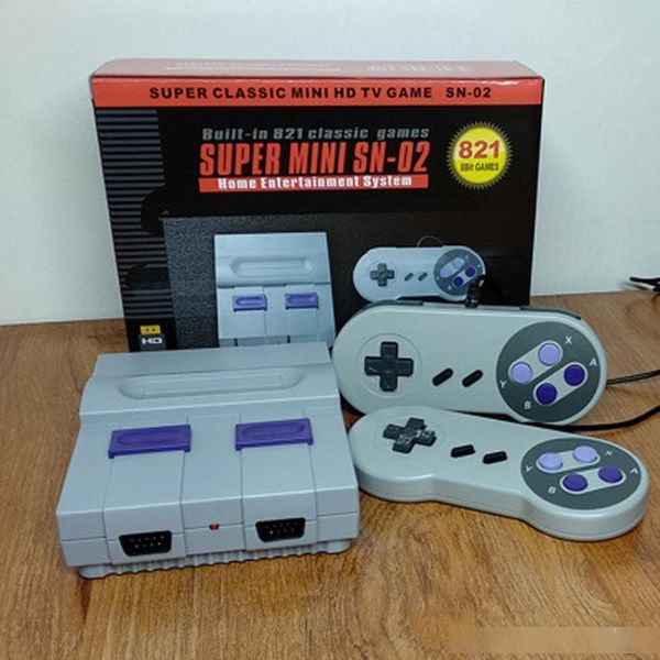 hdmi out tv video super mini sn-02 821 game console handheld consoles childhood for hd nes sfc retro games christmas xmas gift tf card
hdmi out tv video super mini sn-02 821 game console handheld consoles childhood for hd nes sfc retro games christmas xmas gift tf card