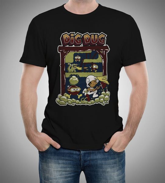 dig dug arcade games 80s t-shirt s to 5xl