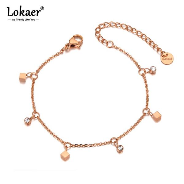 lokaer trendy stainless steel square charm bracelets bangle for women girls bohemia cz crystal chain link beach bracelet b20036, Golden;silver
lokaer trendy stainless steel square charm bracelets bangle for women girls bohemia cz crystal chain link beach bracelet b20036, Golden;silver