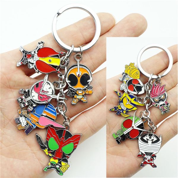 masked kamen keychain rider keyring 5 in 1 set alloy metal pendant cartoon figures key ring cosplay accessories gift, Silver
masked kamen keychain rider keyring 5 in 1 set alloy metal pendant cartoon figures key ring cosplay accessories gift, Silver