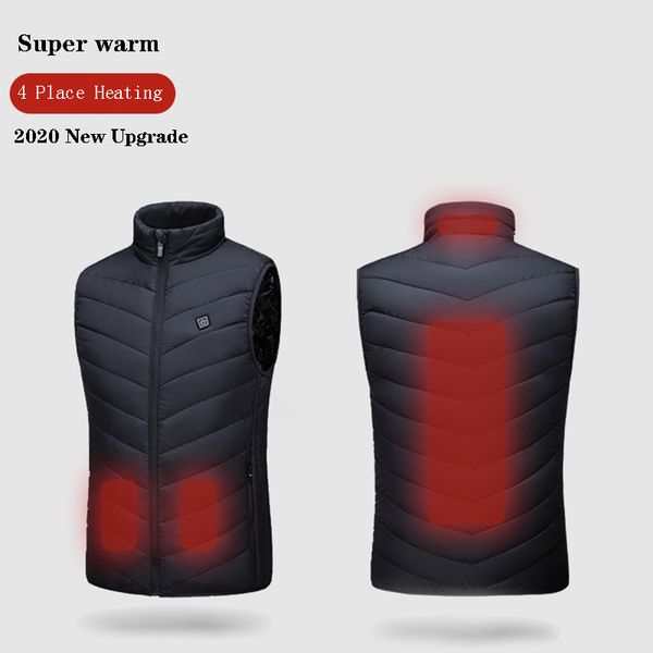4 place heating usb electric heated vest winter waistcoat super warm outdoor coat camping hiking jacket 2020 new heated vest, Gray;blue
4 place heating usb electric heated vest winter waistcoat super warm outdoor coat camping hiking jacket 2020 new heated vest, Gray;blue