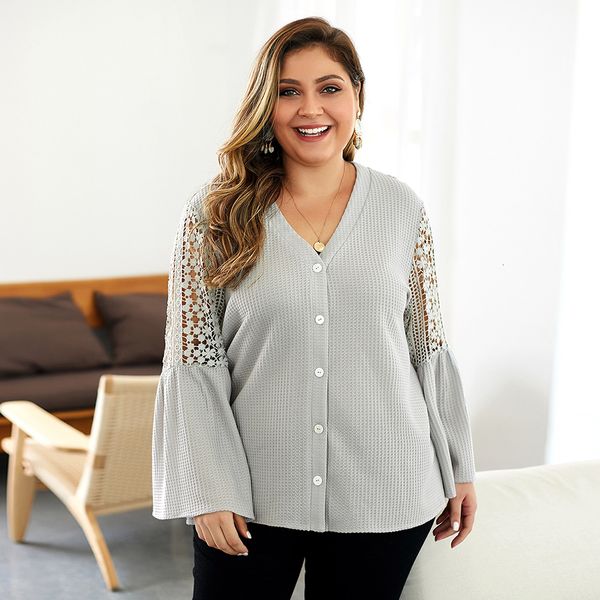 fall 2020 casual large size women's sweaters fashion deep v-neck hollow lotus leaf sleeve buttons black ladies backless top, White;black
fall 2020 casual large size women's sweaters fashion deep v-neck hollow lotus leaf sleeve buttons black ladies backless top, White;black