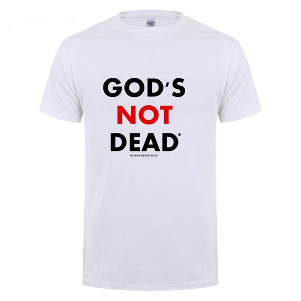 god's not dead parody he was never alive religion science atheist gift tshirt men women short sleeve o neck cotton funny t shirt
god's not dead parody he was never alive religion science atheist gift tshirt men women short sleeve o neck cotton funny t shirt