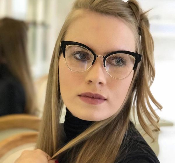 fashion cat eye sunglasses women retro vintage half frame eyewear round circle semi-rimless glasses uv400 sale, White;black
fashion cat eye sunglasses women retro vintage half frame eyewear round circle semi-rimless glasses uv400 sale, White;black