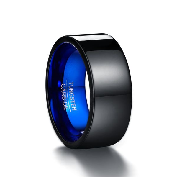nuncad brand 10mm width black inner circle blue inside tungsten ring usa size 7-13 men's tungsten carbide ring jewelry, Silver
nuncad brand 10mm width black inner circle blue inside tungsten ring usa size 7-13 men's tungsten carbide ring jewelry, Silver