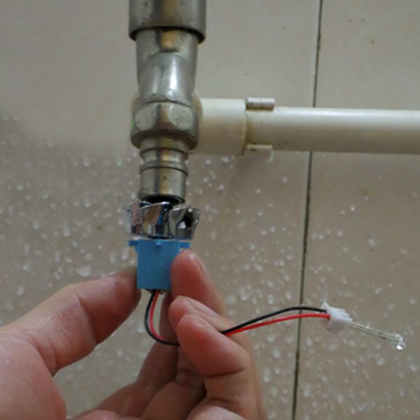 4x micro small wind generator water turbine generator motor led display toy project kits