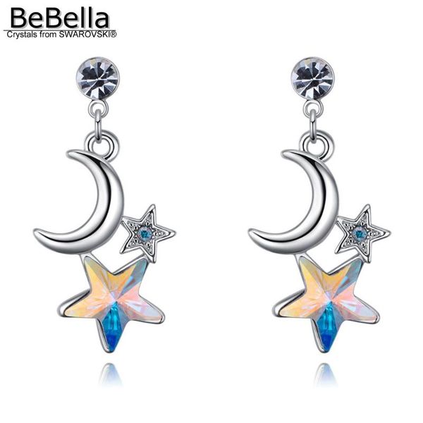 dangle & chandelier bebella moon and star drop pendant dangler earrings with crystals from fashion jewelry for women girl birthday gift, Silver
dangle & chandelier bebella moon and star drop pendant dangler earrings with crystals from fashion jewelry for women girl birthday gift, Silver