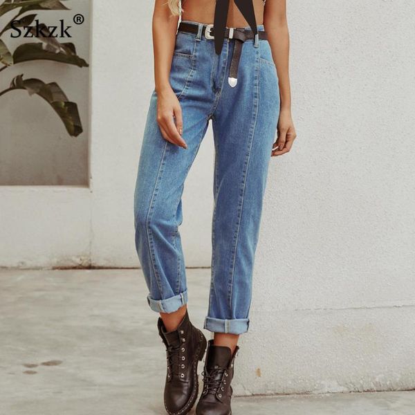 szkzk high waist straight leg jeans with pocket women clothes fall 2020 streetwear patchwork jean trousers blue denim pants
szkzk high waist straight leg jeans with pocket women clothes fall 2020 streetwear patchwork jean trousers blue denim pants