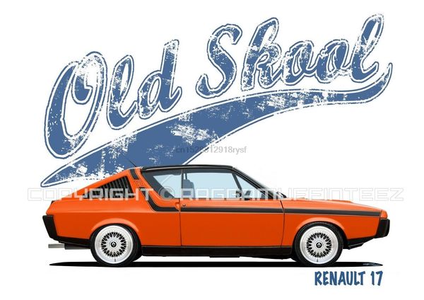 renault 17 t-shirt. old skool. classic car. modified. retro
renault 17 t-shirt. old skool. classic car. modified. retro