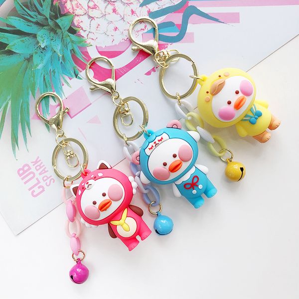 korean cute creative key chain little yellow duck doll keyring charms for women bag school bag pendant keychain accessories, Silver
korean cute creative key chain little yellow duck doll keyring charms for women bag school bag pendant keychain accessories, Silver
